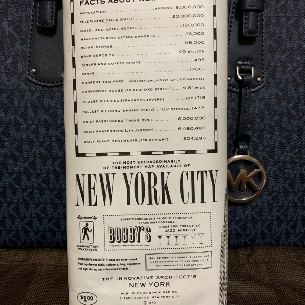 Kate Spade ‘Far From the Tree’ NYC Map Clutch - Picture 2 of 5